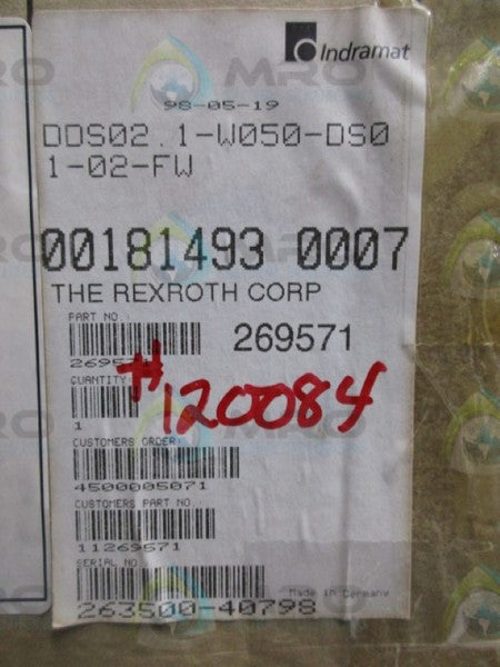 REXROTH DDS02.1-W050-DS01-02-FW SERVO CONTROLLER  NSMP