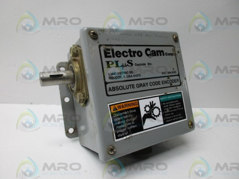 ELECTO CAM PS-4256-11-DDR ABOSLUTE GREY CODE ENCODER * USED *