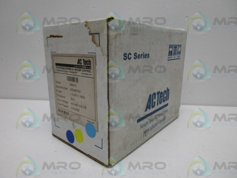 AC TECH SM415 AC MOTOR CONTROL 1.5HP  *FACTORY SEALED*