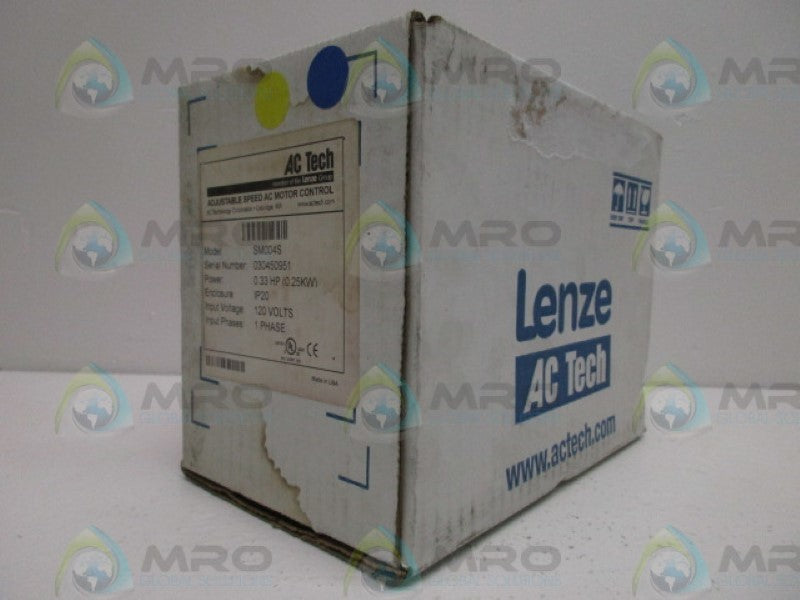 AC TECH SM004S AC MOTOR CONTROL .33HP *FACTORY SEALED*