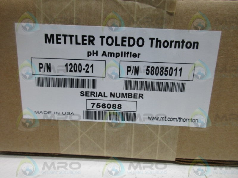 METTLER TOLEDO 1200-21 PH AMPLIFIER * FACTORY SEALED *