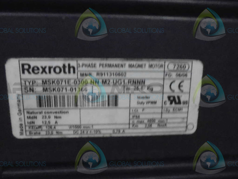 REXROTH MSK071E-0300-NN-M2-UG1-RNNN SERVO MOTOR *NEW NO BOX*