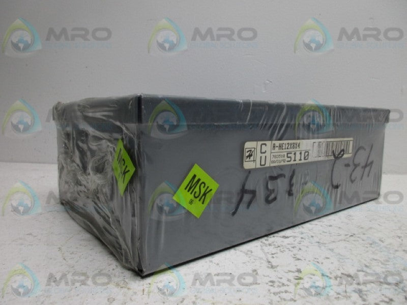 HOFFMAN A-HE12X8X4 ENCLOSURE * NEW IN ORIGINAL PACKAGE *