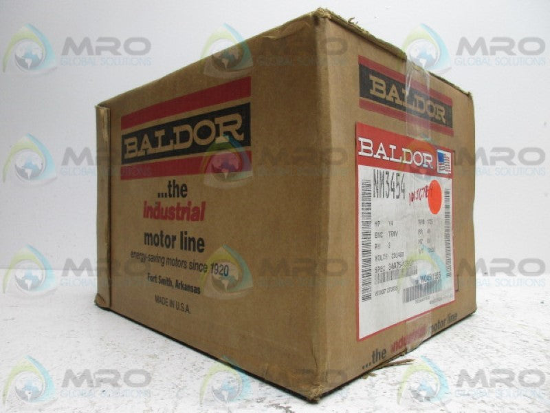 BALDOR NM3454 INDUSTRIAL MOTOR 1/4HP 1725RPM * FACTORY SEALED *