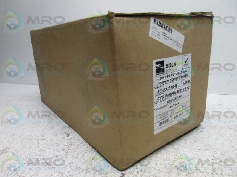 SOLA 23-23-210-8 POWER CONDITIONER  * FACTORY SEALED *