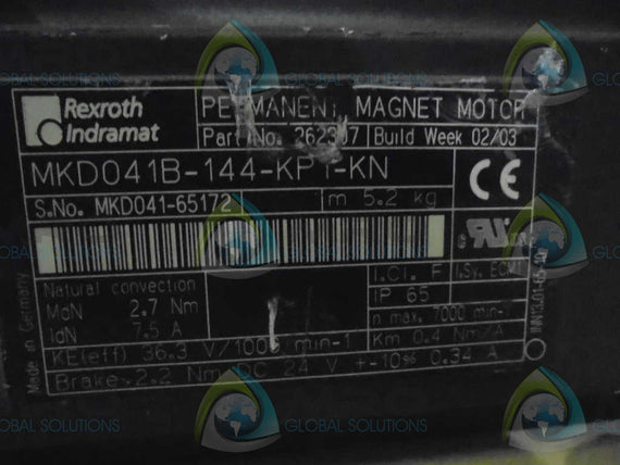 REXROTH INDRAMAT MKD041B-144-KP1-KN SERVO MOTOR * NEW NO BOX *