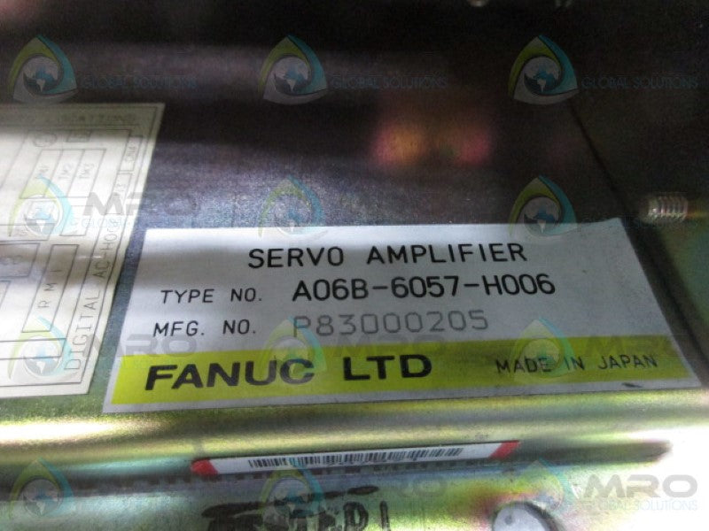 FANUC A06B-6057-H006 SERVO AMPLIFIER * USED*