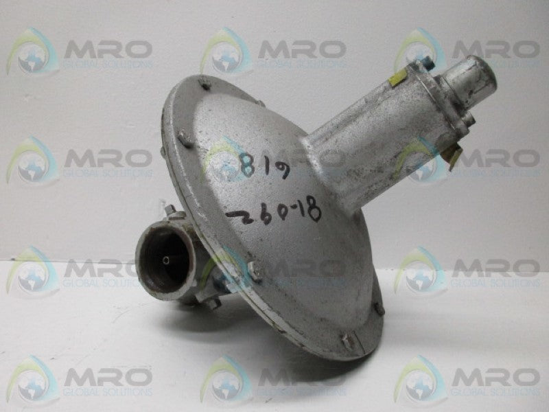 NORTH AMERICAN 7349-G-3 GAS REGULATOR * USED*