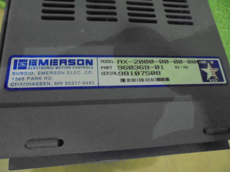 EMERSON 960369-01 (AX-2000-00-00-00C) NSMP
