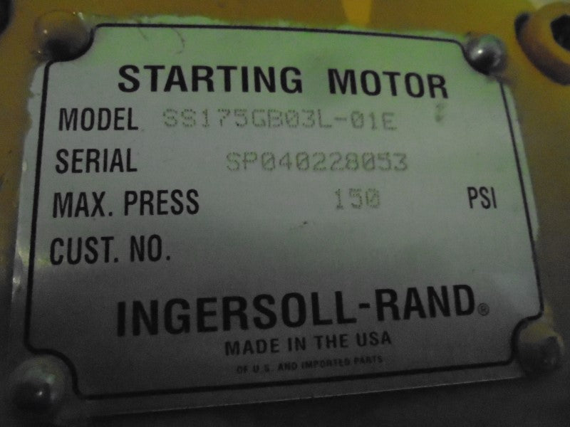 INGERSOLL-RAND SS175GB03L-01E NSNP