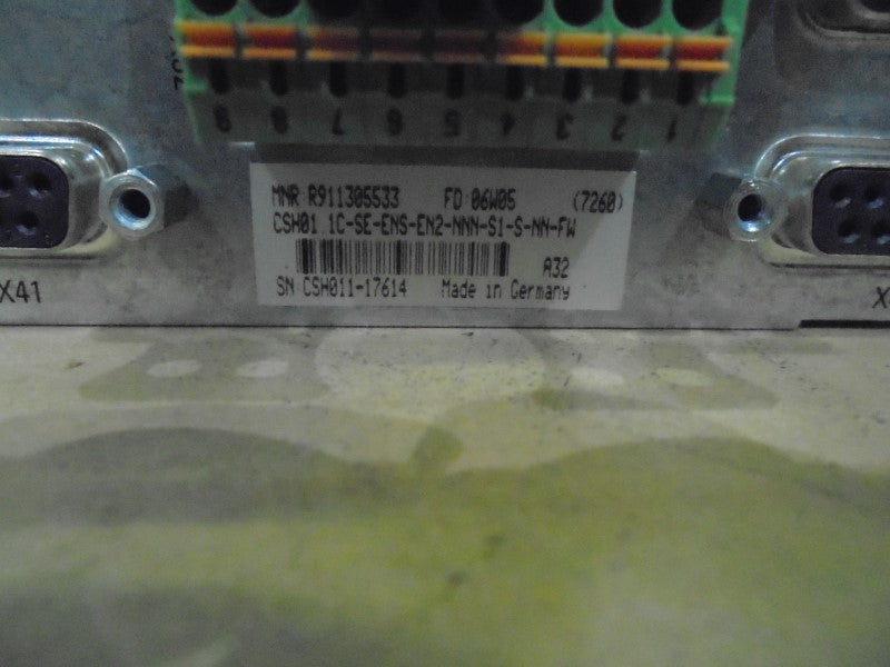 REXROTH INDRAMAT CSH01.1C-SE-ENS-EN2-NNN-S1-S-NN-FW NSMP