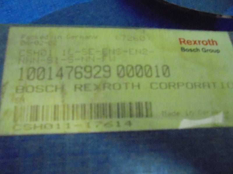 REXROTH INDRAMAT CSH01.1C-SE-ENS-EN2-NNN-S1-S-NN-FW NSMP