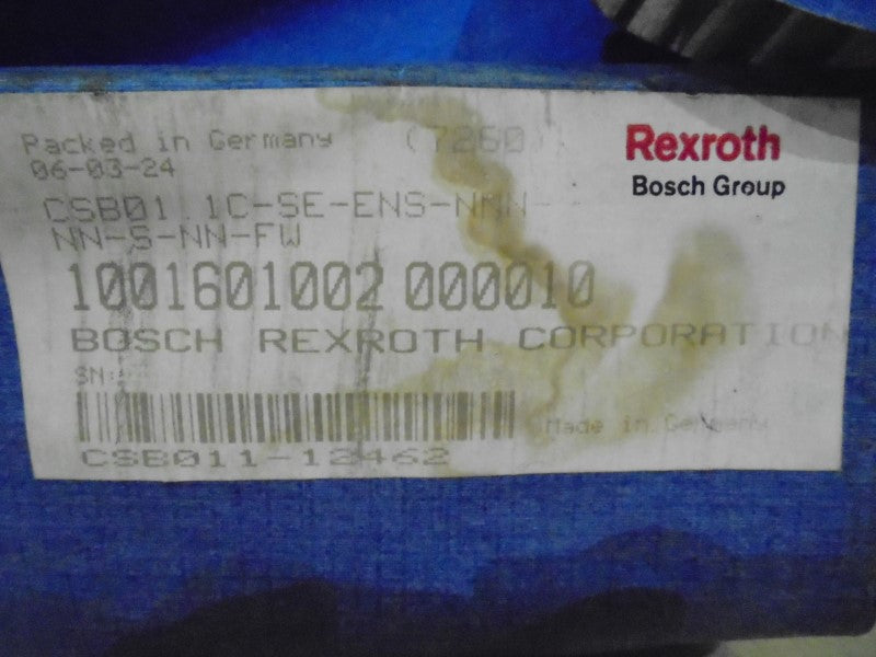 REXROTH INDRAMAT CSB01.1C-SE-ENS-NNN-NN-S-NN-FW NSMP