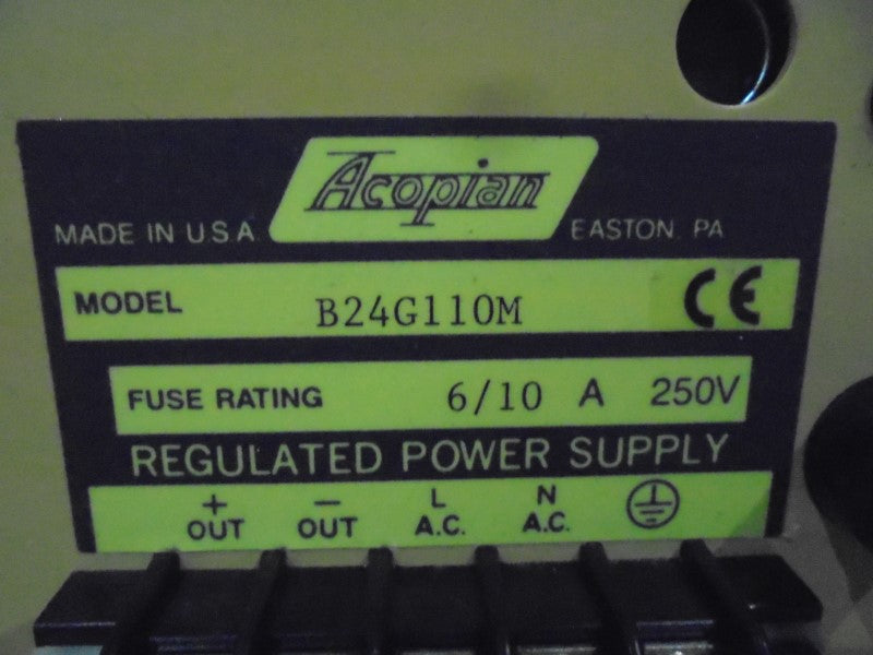 ACOPIAN B24G110M NSNP