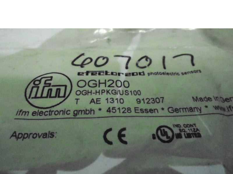IFM EFECTOR OGH200 (OGH-HPKG/US100) NSMP