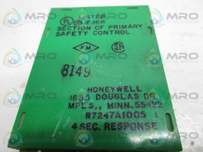 HONEYWELL R7247A1005 FLAME AMPLIFIER  UNMP