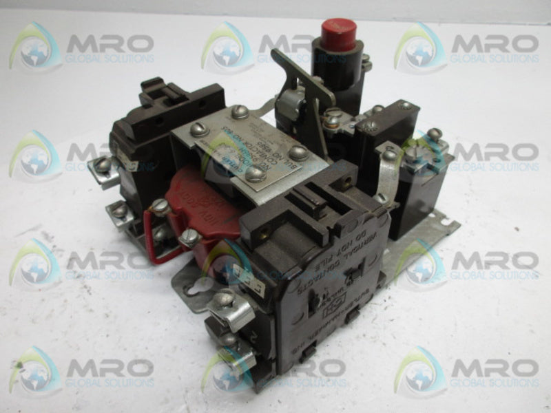 CUTLER HAMMER MODEL 6-3-3 9586H7041G CONTACTOR  UNMP