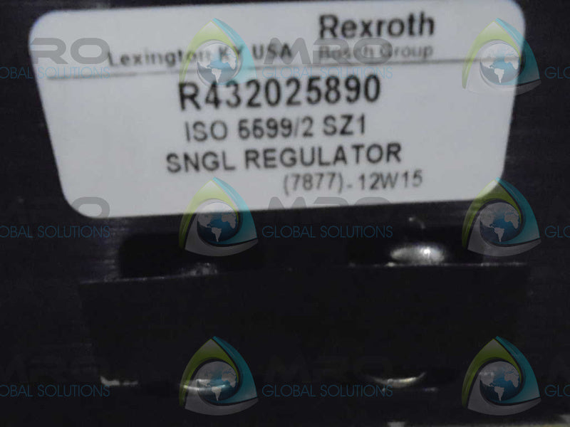 REXROTH R432025890 SNGL REGULATOR  * NEW AS IS *