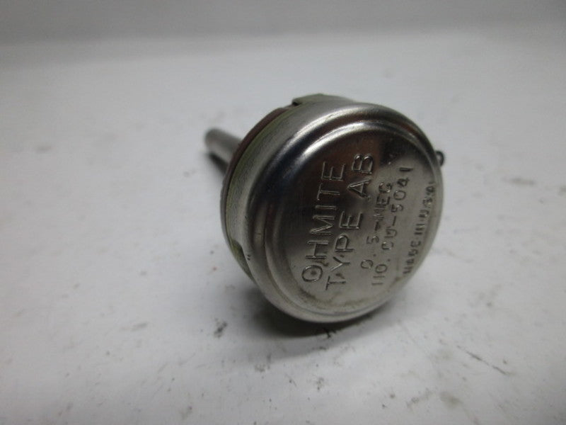 OHMITE CU-5041 POTENTIOMETER 0.5-MEG  UNMP