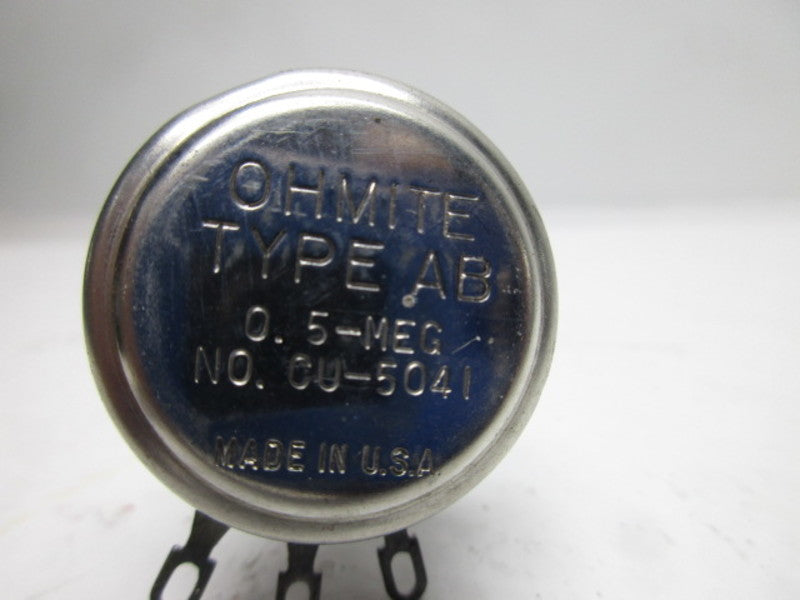 OHMITE CU-5041 POTENTIOMETER 0.5-MEG  UNMP
