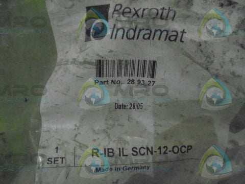 REXROTH INDRAMAT 28 93 27 (R-IB IL SCN-12-OCP) * FACTORY SEAL *