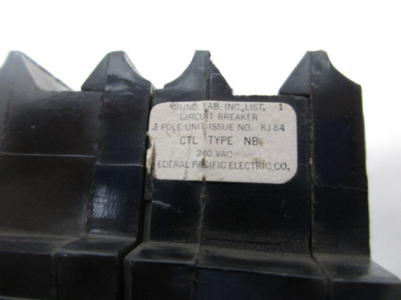 FEDERAL PACIFIC NB315 CIRCUIT BREAKER  UNMP