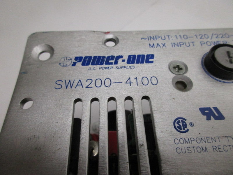 POWER-ONE SWA200-4100 POWER SUPPLY  UNMP