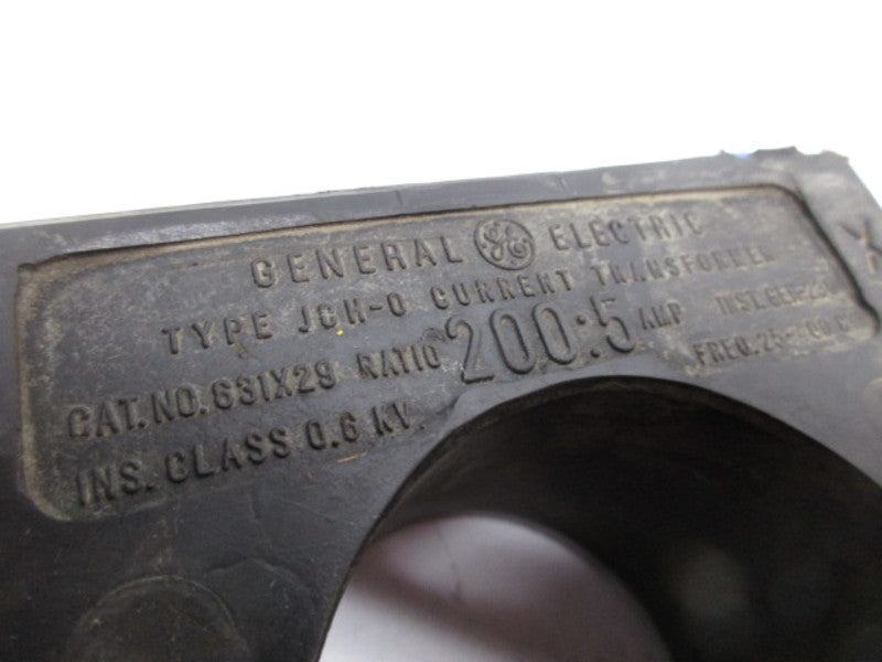 GENERAL ELECTRIC JCH-0 631X29 RATIO 200:5A  UNMP