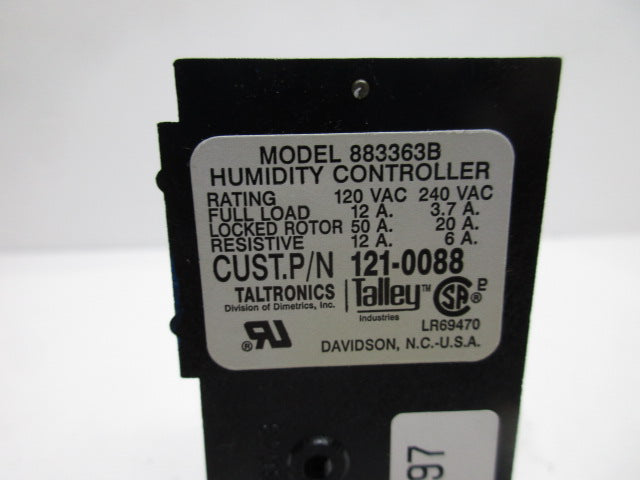 TALLEY 883363B HUMIDITY CONTROLLER * NEW NO BOX *