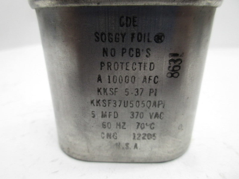 CDE KKSF37U505QAP 5MFD CAPACITOR  UNMP