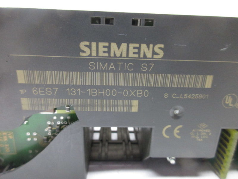 SIEMENS SIMATIC S7 6ES7131-1BH00-0XB0 INPUT MODULE (AS PICTURED)  UNMP