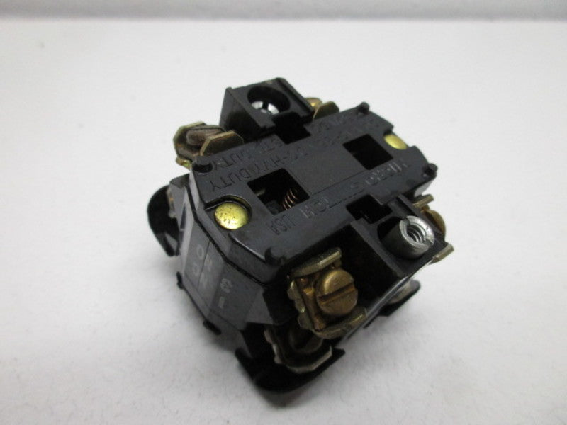 MICRO SWITCH PTCC CONTACT BLOCK  UNMP