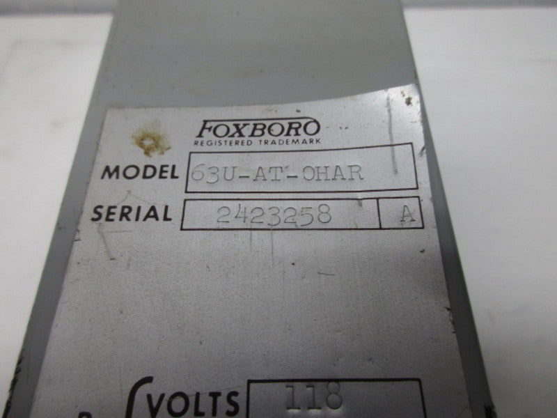 FOXBORO 63U-AT-OHAR ALARM MODULE  UNMP