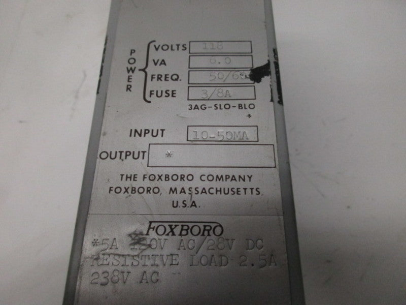 FOXBORO 63U-AT-OHAR ALARM MODULE  UNMP