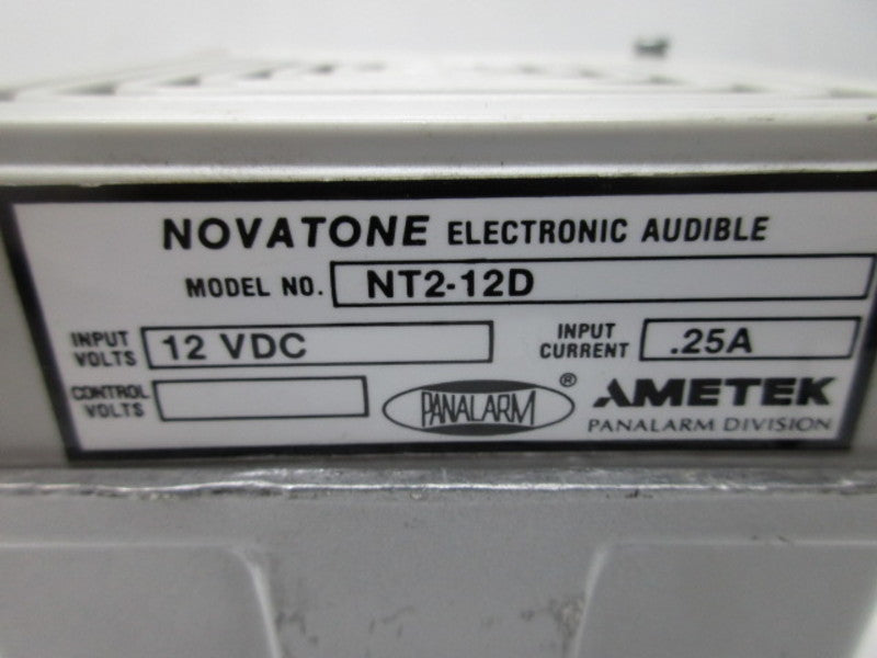 AMETEK NT2-12D ELECTRIC HORN 12VDC  NSNP
