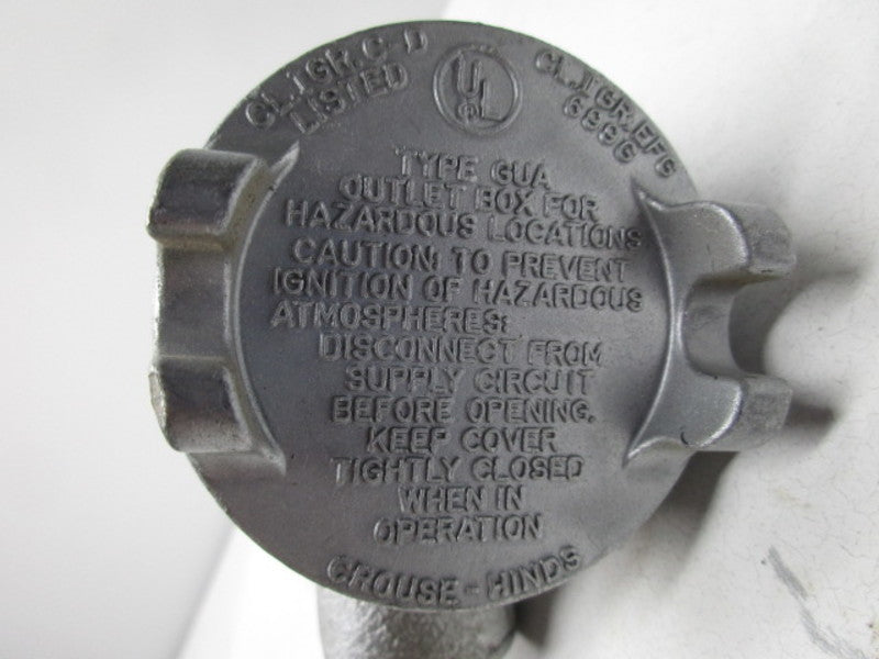 CROUSE HINDS TYPE GUA OUTLET BOX  UNMP