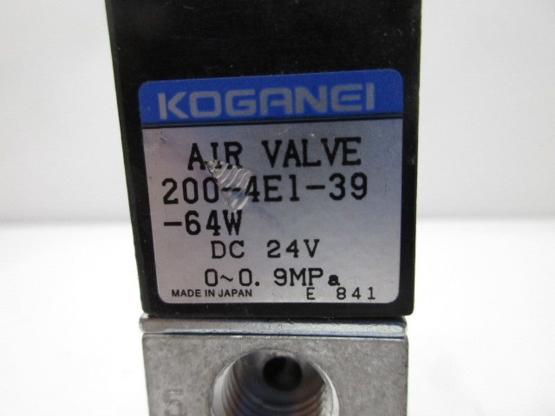 KOGANEI 200-4E1-39-64W AIR VALVE 24VDC  UNMP