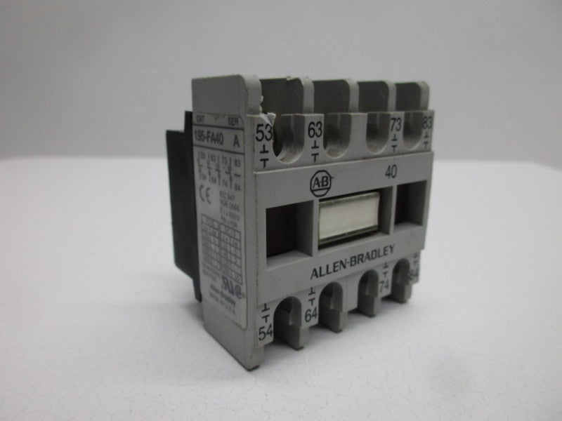 INDUSTRIAL SPARE PART 195-FA40 SER. A UNMP