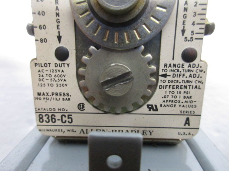 INDUSTRIAL SPARE PART 836-35A SER.A PRESSURE CONTROL  UNMP