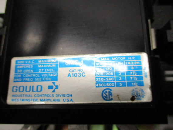 GOULD A821C (A103C) * NEW NO BOX *