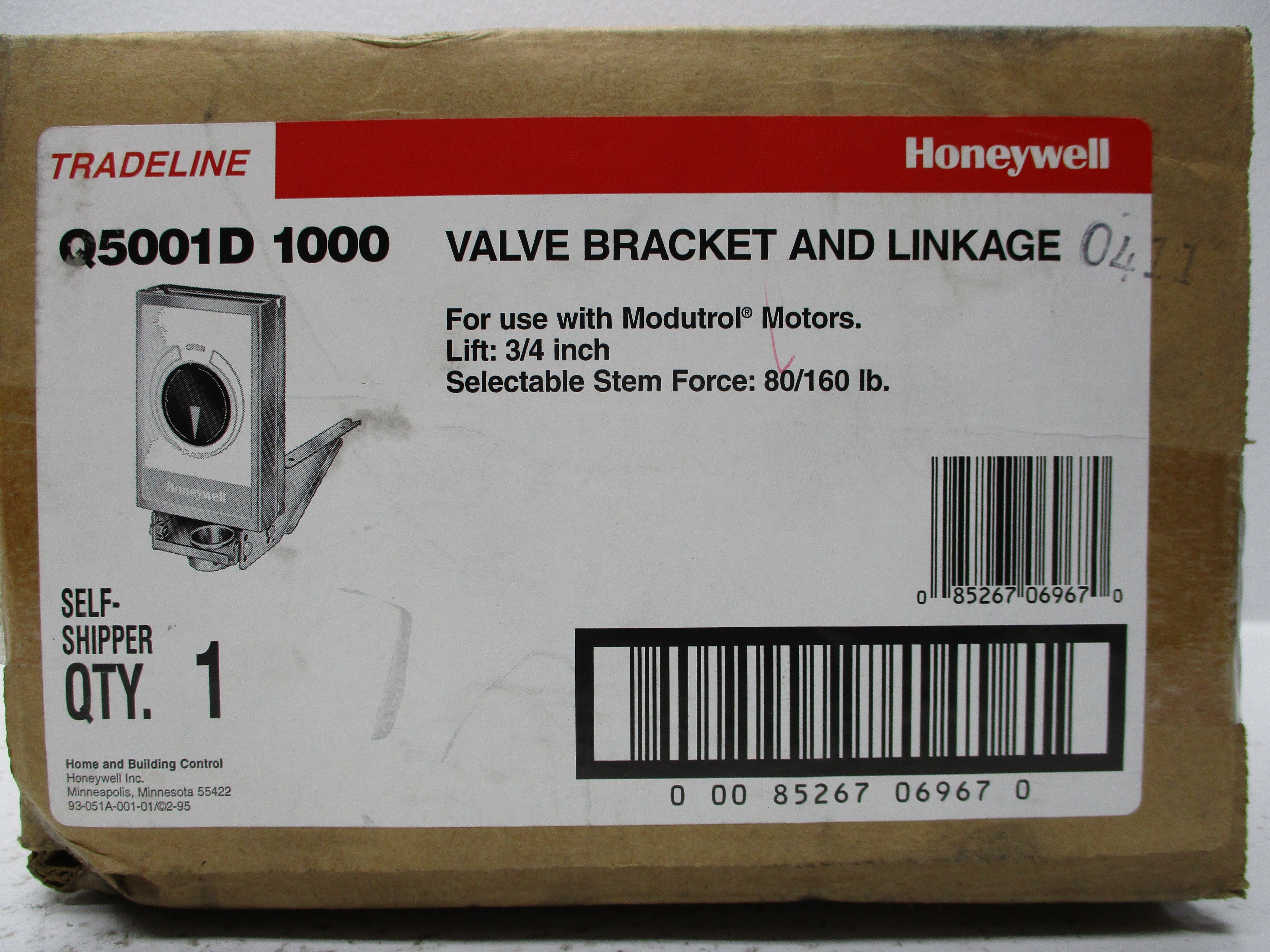 HONEYWELL Q5001D1000 VALVE LINKAGE *FACTORY SEALED*