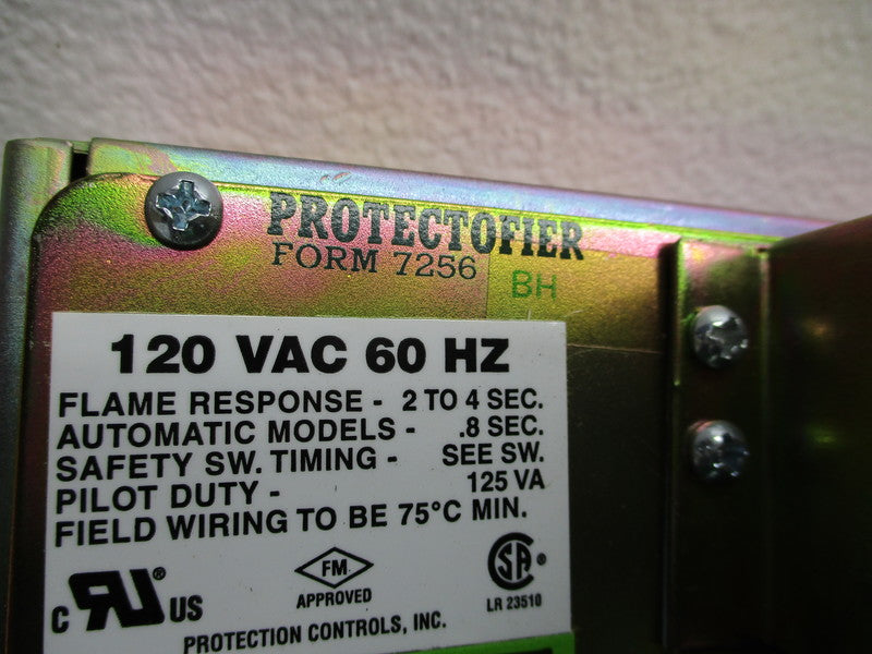 PROTECTION CONTROLS 7256BH *NEW IN BOX*