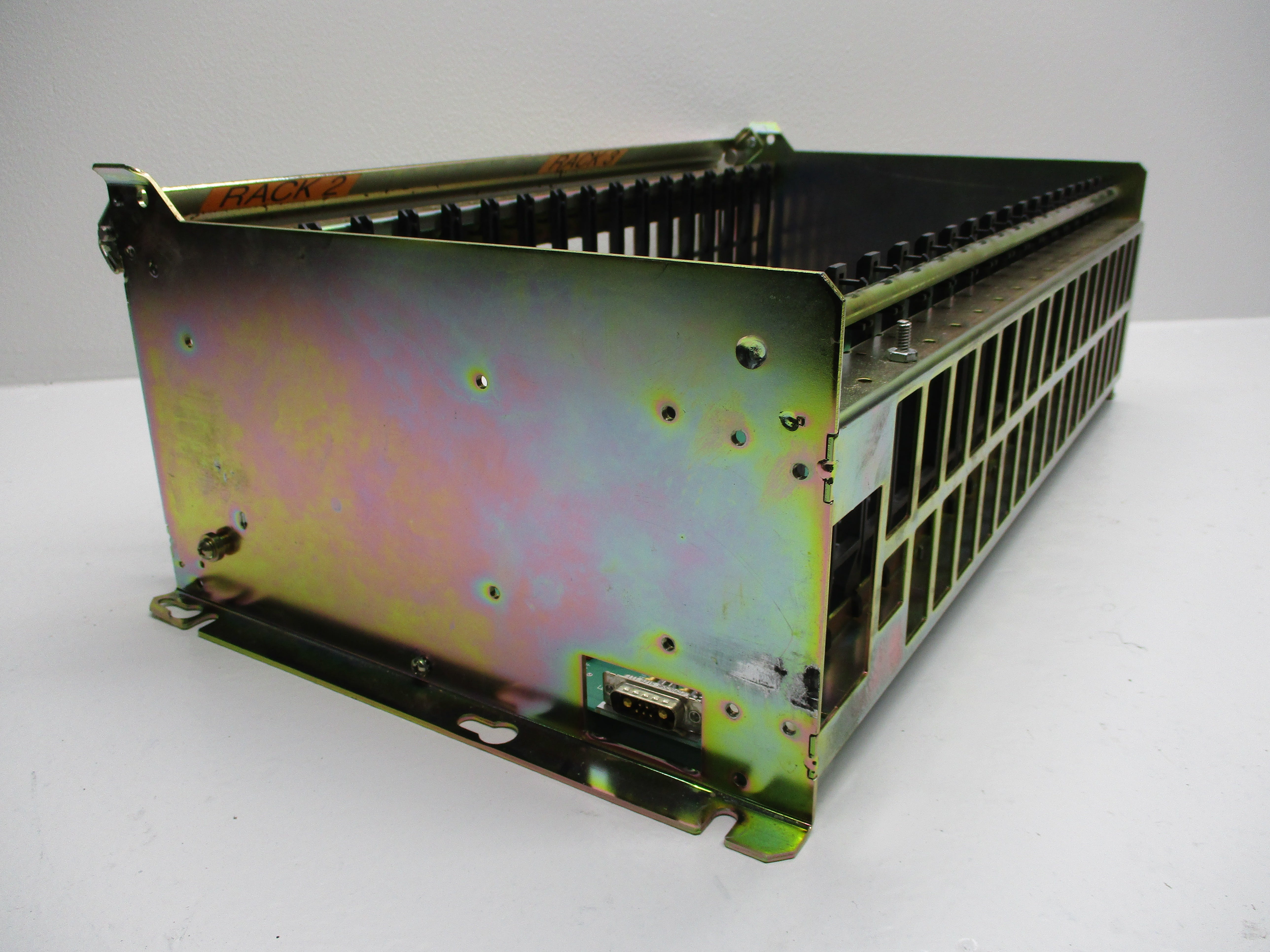 ALLEN BRADLEY 1771-A4B SER B 16 SLOT I/O CHASSIS *USED*