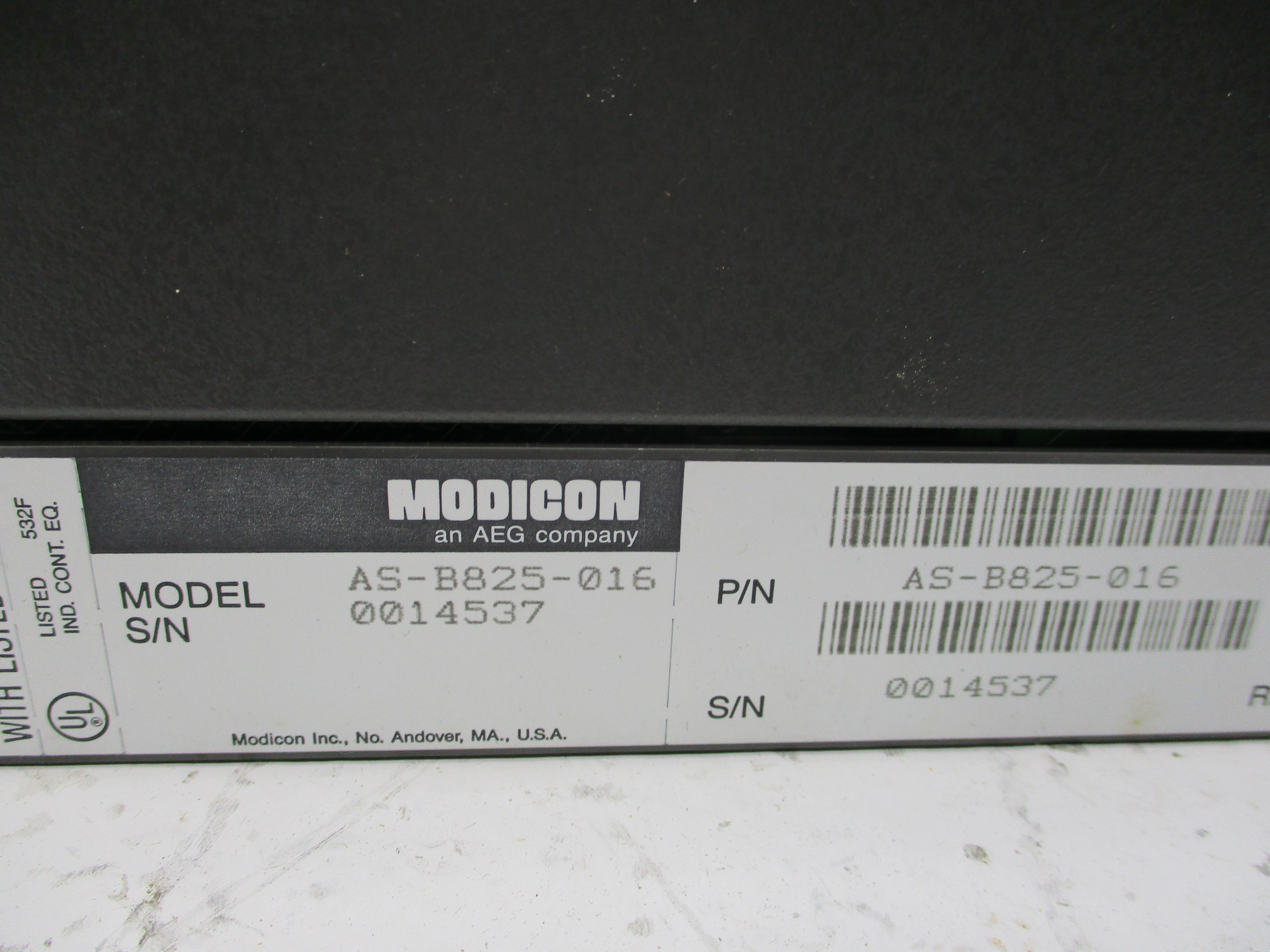 AEG MODICON AS-B825-016 *USED*