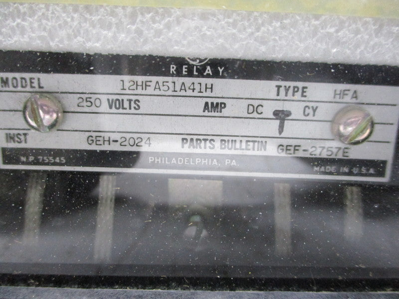 GENERAL ELECTRIC 12HFA51A41H 250V NSNP