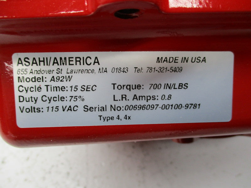 ASAHI/AMERICA A92W NSMP