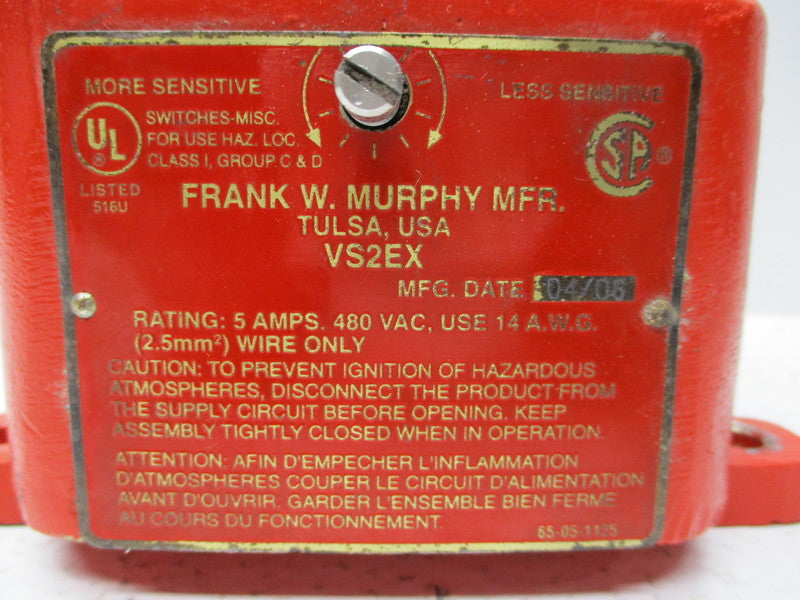 FW MURPHY VS2EX (AS PICTURED) UNMP