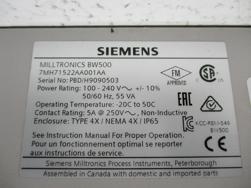 SIEMENS 7MH71522AA001AA (AS PICTURED) UNMP