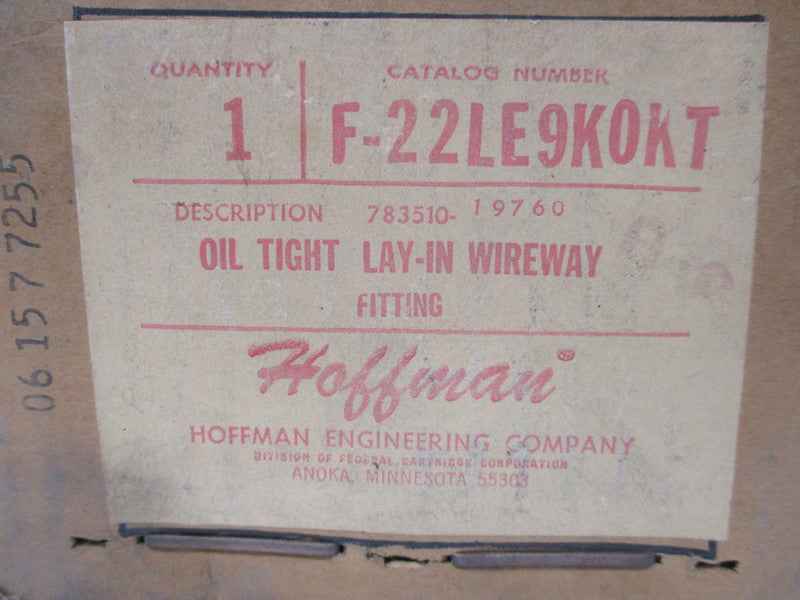 HOFFMAN F-22LE9KOKT (AS PICTURED) NSMP