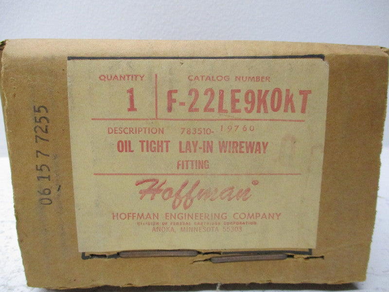 HOFFMAN F-22LE9KOKT NSFS